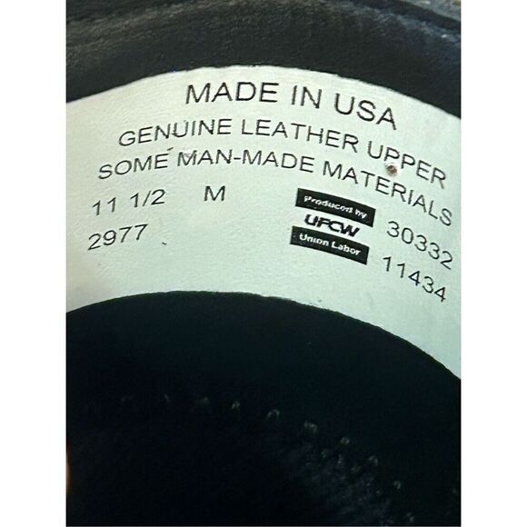 Cruiserworks Black Leather Classic Motorcycle Boots Men's Size 11.5M NWT - Picture 9 of 9